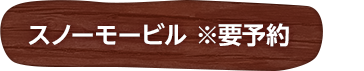 スノーモービル ※要予約